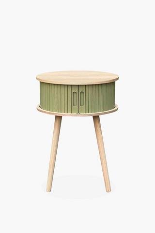 Arlo Slatted Pedestal