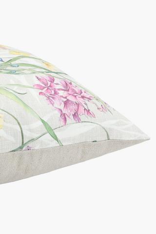 Printed Victoria Floral Scatter Cushion, 50x50cm