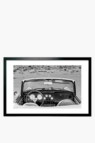 Framed Vintage Car Canvas, 40x60cm