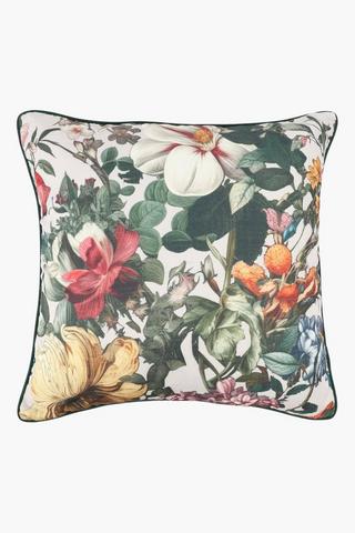 Printed Tina Floral Scatter Cushion, 60x60cm