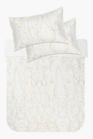 5 Piece Soft Touch Victoria Floral Quilt Set