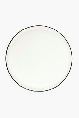 Vega Rim Ceramic Dinner Plate