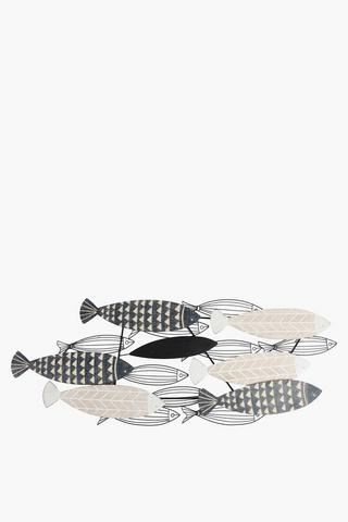 Dimensional Metal Coast Wall Art, 50x120cm - Onesize