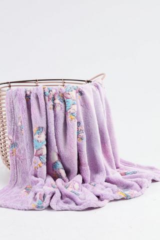 Glow Flannel Girls Blanket