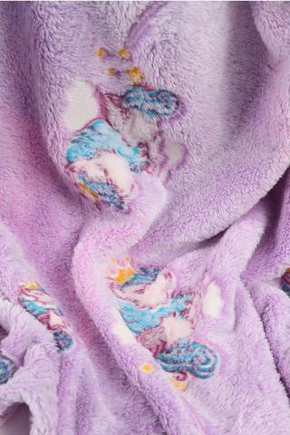 Glow Flannel Girls Blanket