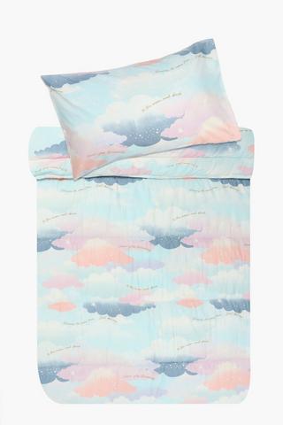 Soft Touch Ayanda Clouds Comforter Set