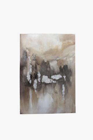 Hand Painted Abstract Canvas, 70x100cm