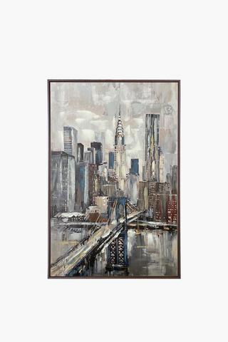 City Scape Canvas, 60x90cm