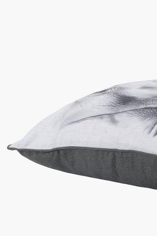 Printed Rhino Scatter Cushion, 50x50cm