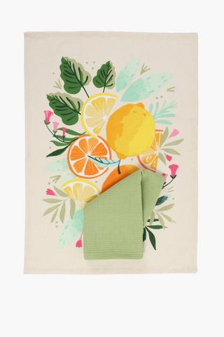 Citrus Fruity Tea Towel
