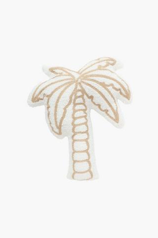 Textured Boucle Palm Shaped Cushion