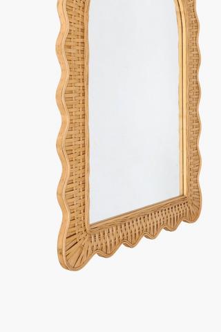 Bamboo Arch Mirror, 70x100cm