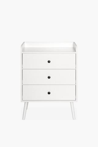 Nordic 3 Drawer Unit