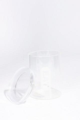 Medium Frosted Glass Jar