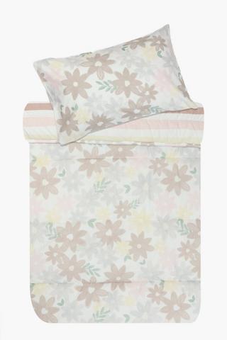 Soft Touch Amahle Flower Reversible Comforter Set