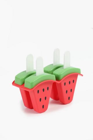 4 Piece Watermelon Ice Pop Moulds