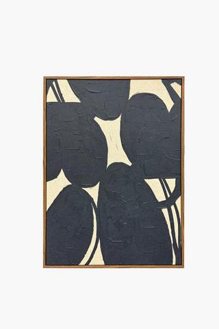 Hand Painted Abstract Canvas, 50x70cm