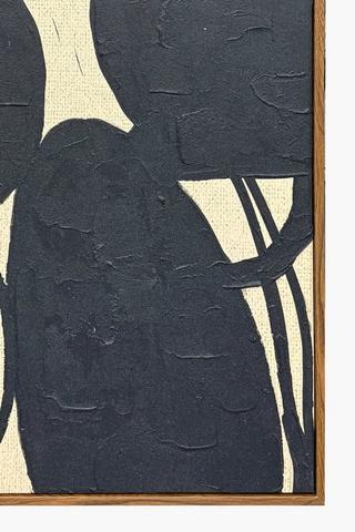 Hand Painted Abstract Canvas, 50x70cm