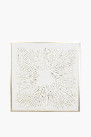 Dimensional Spiral Wall Art, 80x80cm