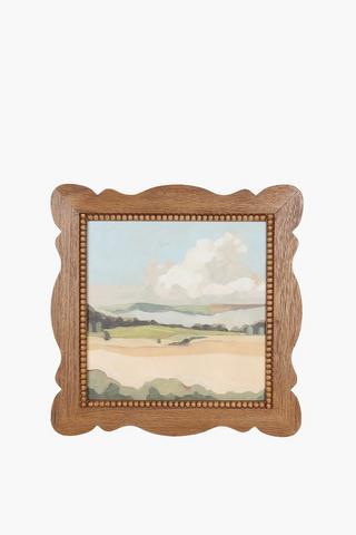 Framed Coutryside Canvas, 40x40cm