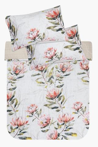 Soft Touch Alicedale Floral Reversible Comforter Set