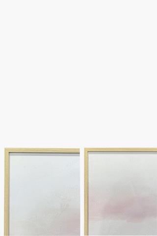 2 Pack Framed Seascape Canvas, 40x60cm