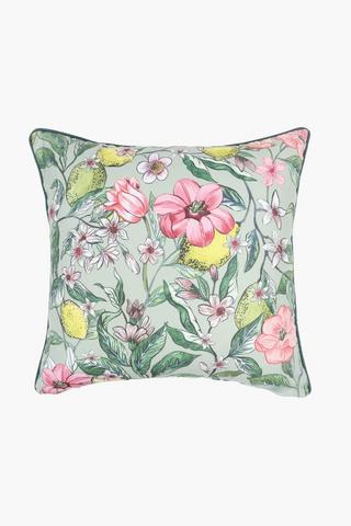Ultra Violet Cala Floral Scatter Cushion, 60x60cm