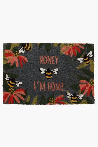 Coir Honey Im Home Doormat, 40x60cm