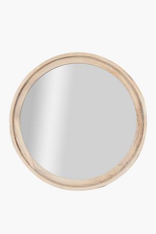 Stepped Round Mirror, 80cm