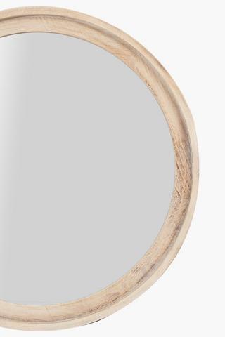 Stepped Round Mirror, 80cm