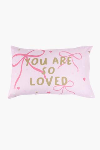 Soft Touch Joyful Pillowcase