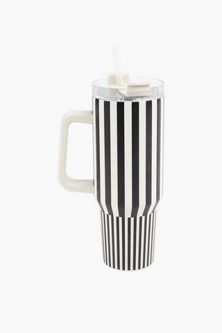 Large Mono Stripe Sippy Cup