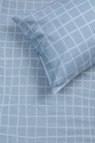 Polycotton Check Reversible Fitted Sheet