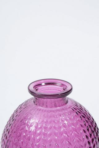 Ribbed Bud Vase, 9x9cm