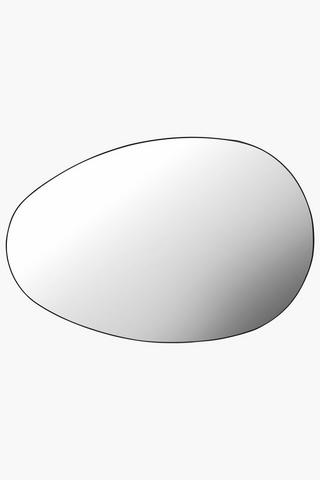 Oval Metal Mirror, 60x90cm