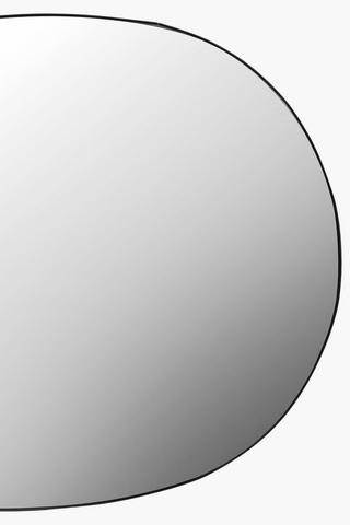 Oval Metal Mirror, 60x90cm