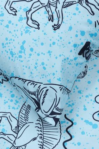 Soft Touch Addo Dino Reversible Fitted Sheet