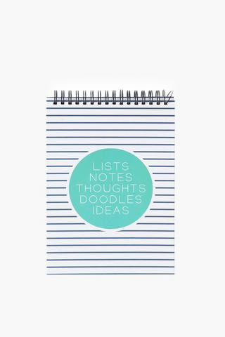 Hilton A5 Top Spiral Notebook