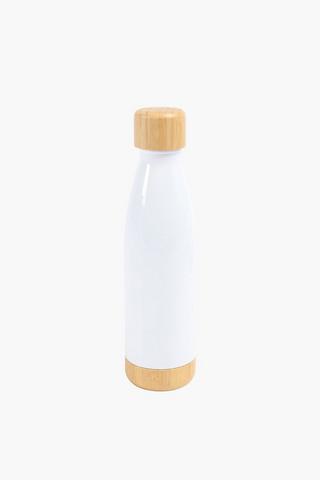 Bamboo Stainless Steel Bottle, 500ml