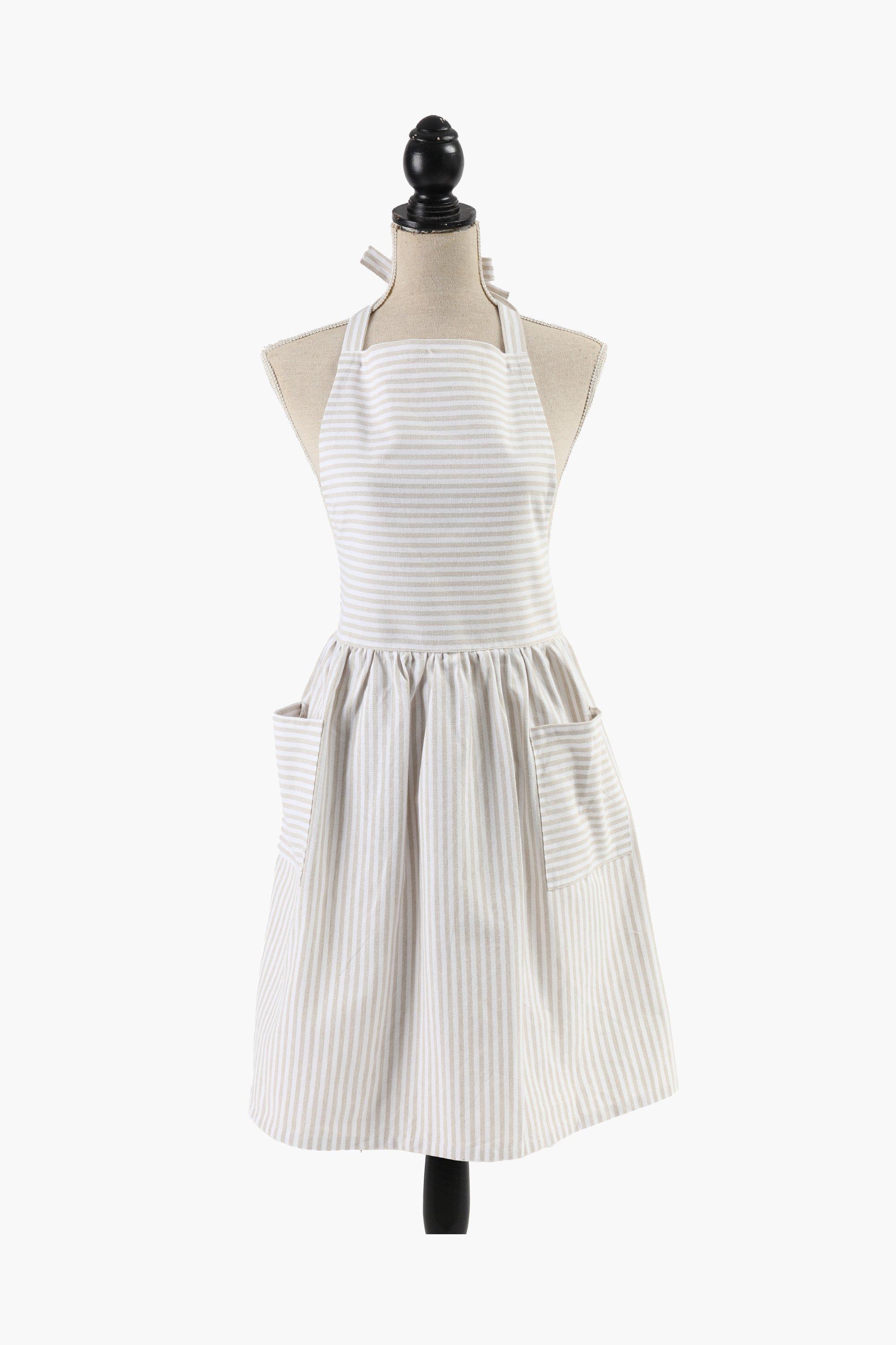 Stripe Cotton Apron