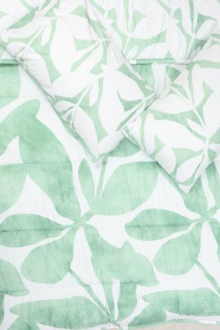 Soft Touch Leaf Comforter Set