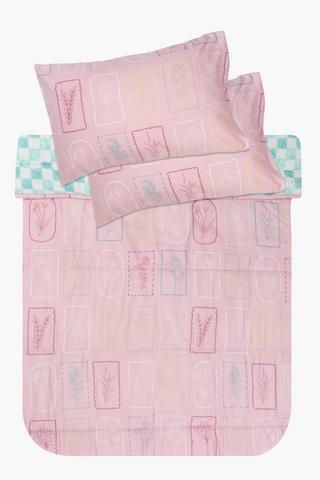 Soft Touch Akasia Floral Reversible Comforter Set