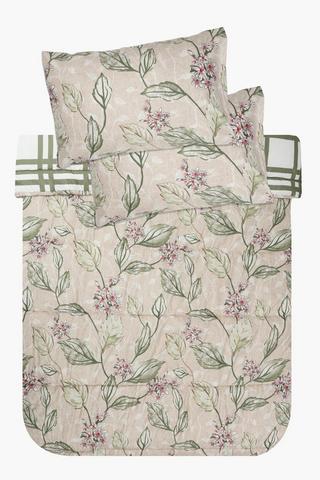 Soft Touch Firgrove Botanical Reversible Comforter Set