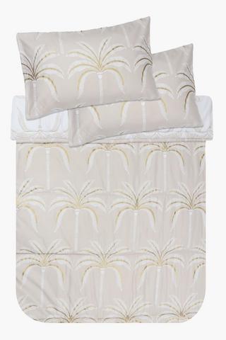 Twill Foil Effect Secunda Botanical Comforter Set