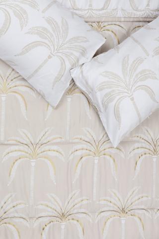 Twill Foil Effect Secunda Botanical Comforter Set