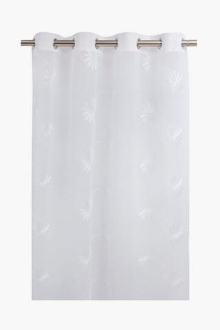 Eyelet Sheer Blossom Curtain, 140x225cm