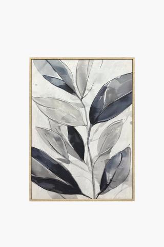 Embellished Leaf Canvas, 50x70cm