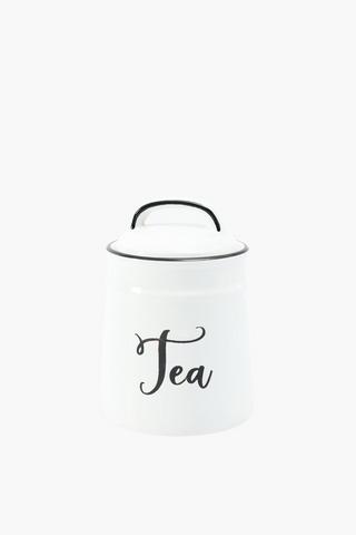 Ceramic Rim Tea Canister