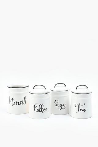Ceramic Rim Tea Canister