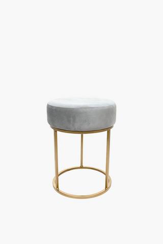 Athen Velvet Stool